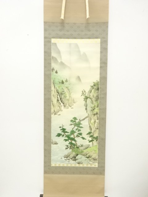 JAPANESE COLLECTIBLE / STREAM LANDSCAPE / BY KIYOSHI YAMADA / HANGING 